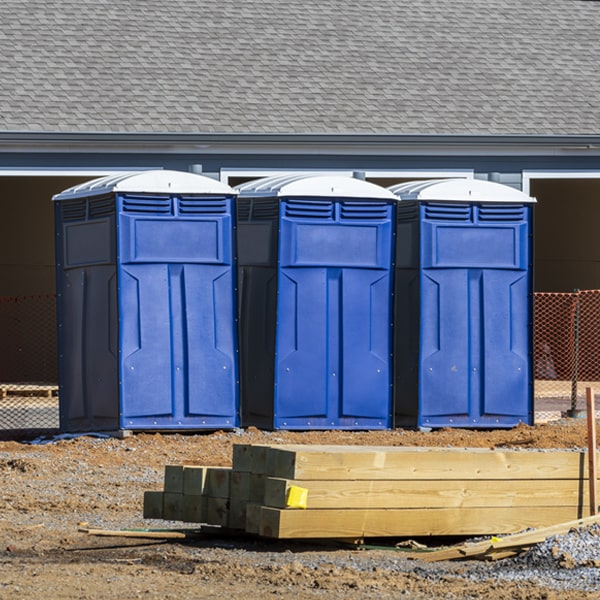 are there any restrictions on where i can place the porta potties during my rental period in Fort Sill